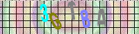 Blue Captcha Image