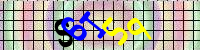 Blue Captcha Image