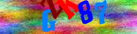 Blue Captcha Image