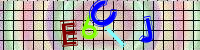 Blue Captcha Image