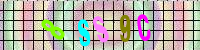 Blue Captcha Image