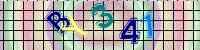 Blue Captcha Image