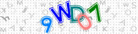 Blue Captcha Image