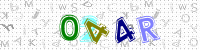 Blue Captcha Image