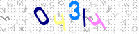 Blue Captcha Image