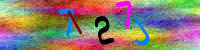 Blue Captcha Image