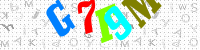 Blue Captcha Image