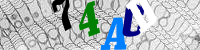 Blue Captcha Image