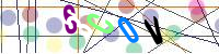 Blue Captcha Image