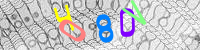 Blue Captcha Image
