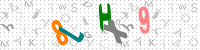 Blue Captcha Image
