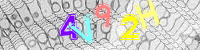 Blue Captcha Image
