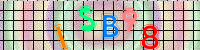 Blue Captcha Image