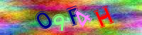 Blue Captcha Image