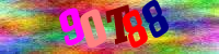 Blue Captcha Image