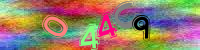 Blue Captcha Image