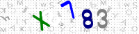 Blue Captcha Image