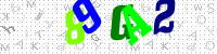 Blue Captcha Image
