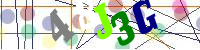 Blue Captcha Image
