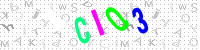 Blue Captcha Image