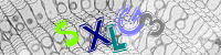 Blue Captcha Image