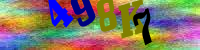 Blue Captcha Image