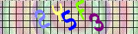 Blue Captcha Image