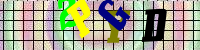 Blue Captcha Image
