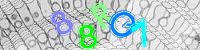 Blue Captcha Image
