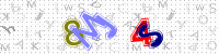 Blue Captcha Image