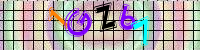 Blue Captcha Image