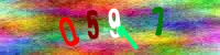 Blue Captcha Image