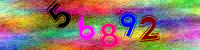 Blue Captcha Image