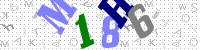 Blue Captcha Image