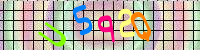 Blue Captcha Image