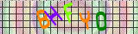 Blue Captcha Image