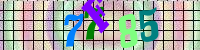 Blue Captcha Image