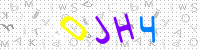 Blue Captcha Image