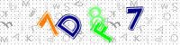 Blue Captcha Image