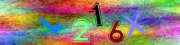 Blue Captcha Image