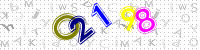 Blue Captcha Image