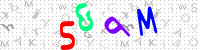 Blue Captcha Image