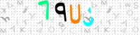 Blue Captcha Image
