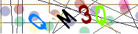 Blue Captcha Image