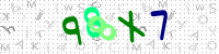 Blue Captcha Image