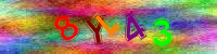 Blue Captcha Image