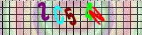 Blue Captcha Image