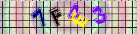 Blue Captcha Image