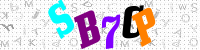 Blue Captcha Image