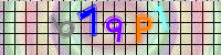 Blue Captcha Image